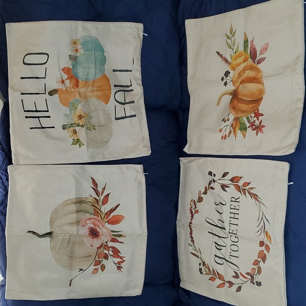 Fall pillow cases